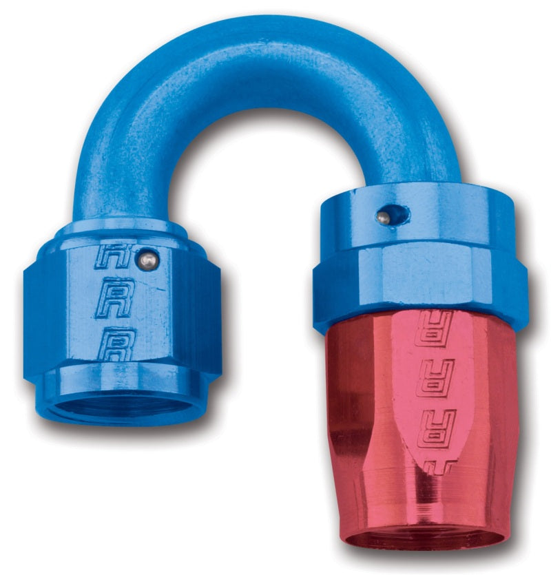 Russell Performance -12 AN Red/Blue 180 Degree Full Flow Swivel Hose End (With 1-1/8in Radius)