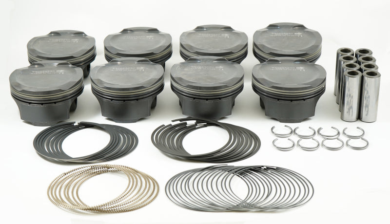 Mahle MS Piston Set SBF 302ci 3.630in Bore 3.65in Stroke 5.933in Rod .866 Pin -13cc 9.0 CR Set of 8