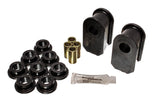 Energy Suspension Ford F100/150/250 Blk Fr & Rr A Style 1in Dia Sway Bar 3-1/2in Tall Bushing Sets