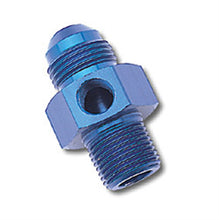 Load image into Gallery viewer, Russell Performance -6 AN Flare to 3/8in Pipe Pressure Adapter (Blue)