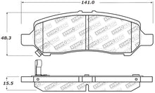 Load image into Gallery viewer, StopTech Performance Rear Brake Pads 13-14 Dodge Dart/Jeep Cherokee