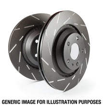 Load image into Gallery viewer, EBC 12+ Fiat 500 1.4 Turbo Abarth USR Slotted Front Rotors