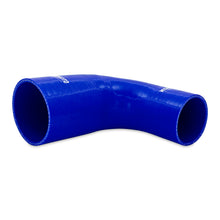 Load image into Gallery viewer, Mishimoto Silicone Reducer Coupler 90 Degree 2.25in to 3in - Blue