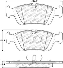 Load image into Gallery viewer, StopTech 96-02 BMW Z3 / 03-08 Z4 / 97-00 323 Front Brake Pads