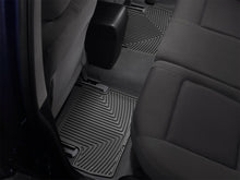 Load image into Gallery viewer, WeatherTech 07-14 Volvo S80 Rear Rubber Mats - Black