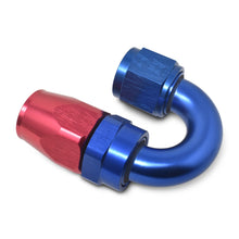 Load image into Gallery viewer, Russell Performance -12 AN Red/Blue 180 Degree Full Flow Swivel Hose End (With 1-1/8in Radius)