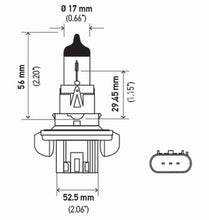 Load image into Gallery viewer, Hella Bulb H13 12V 60/55W P264T T4 Sb