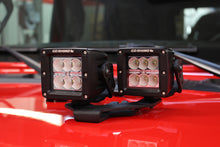 Load image into Gallery viewer, Go Rhino 18-20 Jeep Wrangler JL/JLU/Gladiator JT Light Mount - Two 3in Cubes