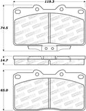 StopTech Street Brake Pads - Front