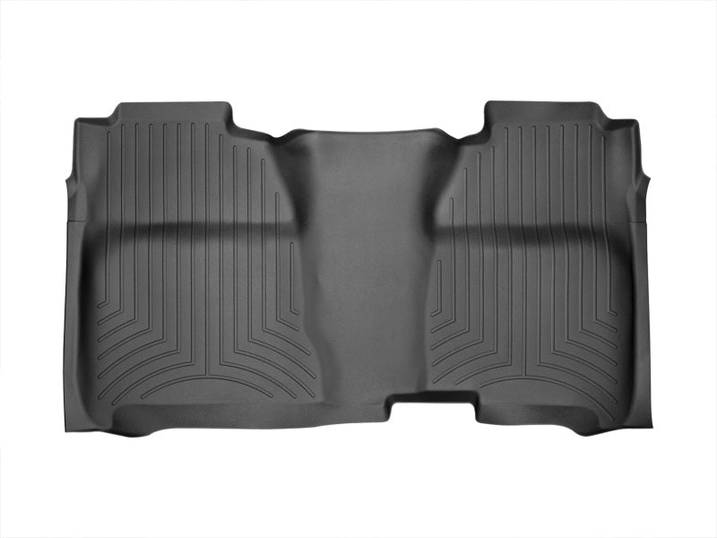 WeatherTech 14+ Chevrolet Silverado Rear FloorLiner - Black