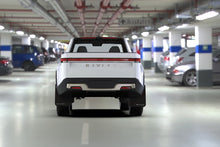 Load image into Gallery viewer, Rally Armor 22-24 Rivian R1T Black UR Mud Flap w/White Logo