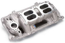 Load image into Gallery viewer, Edelbrock Manifold Dual Quad RPM Air Gap BB Chevy Oval Port