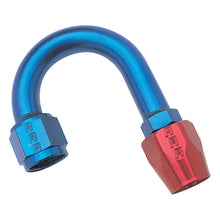 Load image into Gallery viewer, Russell Performance -8 AN Red/Blue 180 Degree Full Flow Hose End (1-1/4in Centerline Radius)