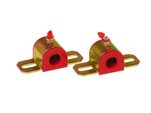 Load image into Gallery viewer, Prothane Universal Greasable Sway Bar Bushings - 11/16in - Type A Bracket - Red