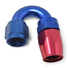 Load image into Gallery viewer, Russell Performance -12 AN Red/Blue 180 Degree Full Flow Swivel Hose End (With 1-1/8in Radius)