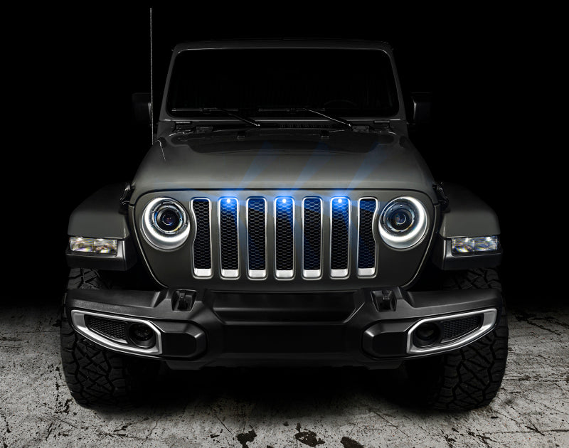 Oracle Pre-Runner Style LED Grille Kit for Jeep Gladiator JT - Blue SEE WARRANTY