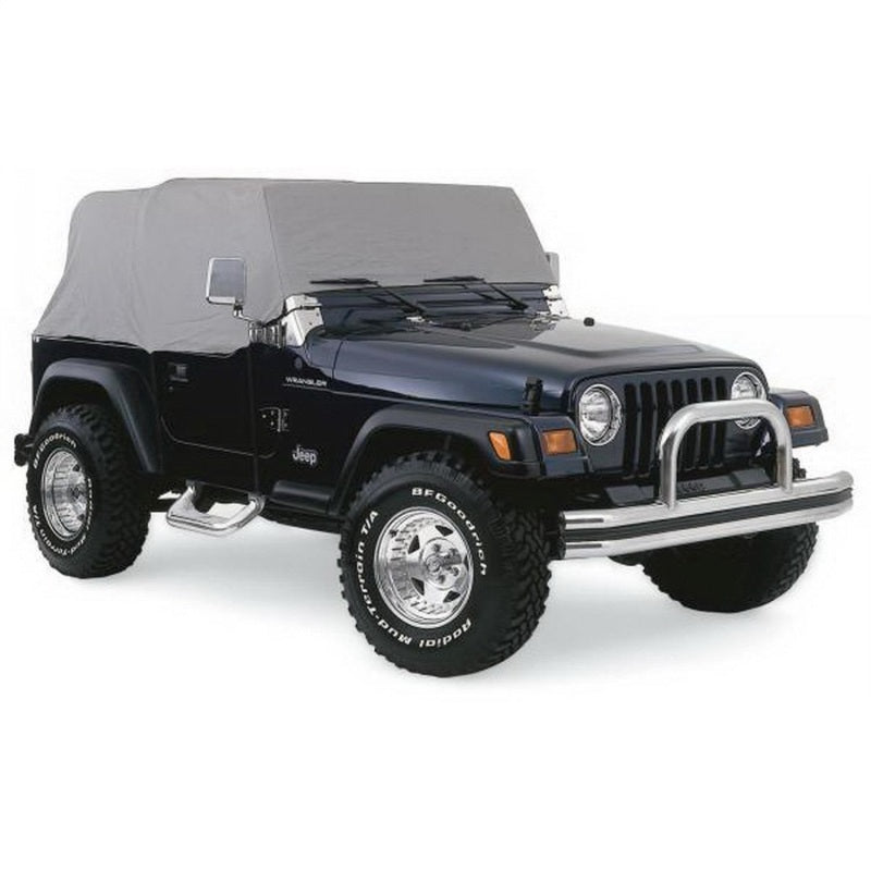 Rampage 1976-1986 Jeep CJ7 Cab Cover With Door Flaps - Grey