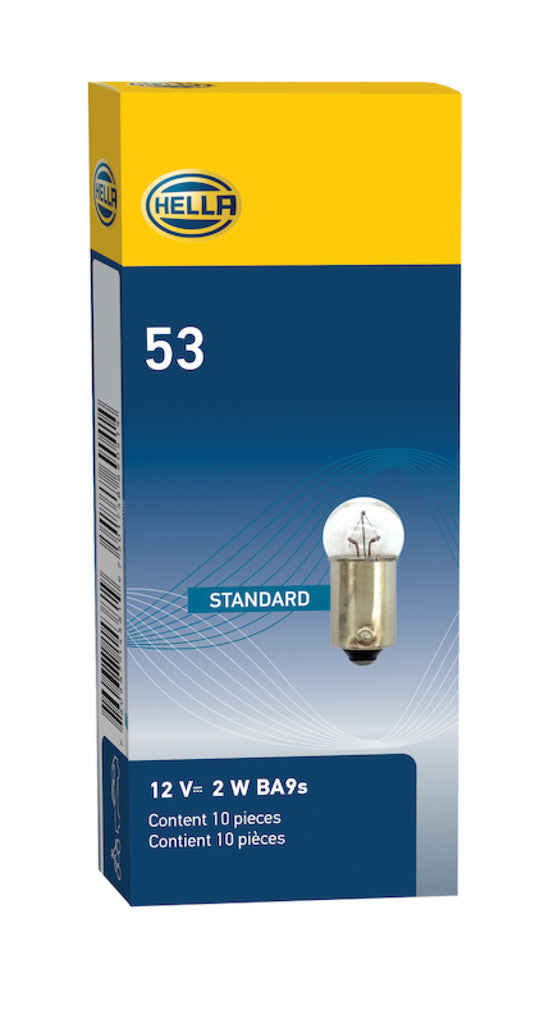 Hella Bulb 53 12V 2W 1CP BA9s G3.5