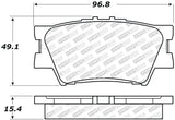 StopTech Street Select Brake Pads - Rear