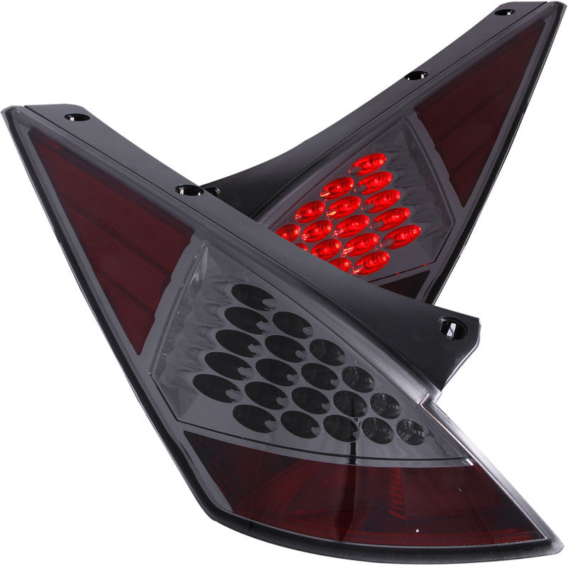 ANZO 2003-2005 Nissan 350Z LED Taillights Smoke