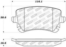 Load image into Gallery viewer, StopTech Performance 07-09 Audi RS4 Rear Pads