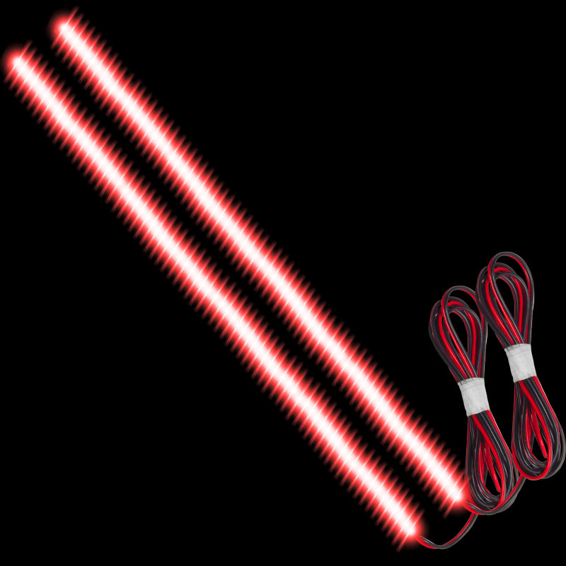 Oracle 8in LED Concept Strip (Pair) - Red