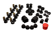 Load image into Gallery viewer, Energy Suspension 91-02 Saturn S Series Coupe/Sedan/Wagon Black Hyper-Flex Master Bushing Set