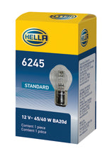 Load image into Gallery viewer, Hella Bulb 6245 12V 45/40W Ba20D B11 S2