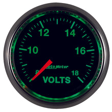 Load image into Gallery viewer, Autometer GS Series 2-1/16in Voltmeter 18V Electrical Gauge Full Sweep