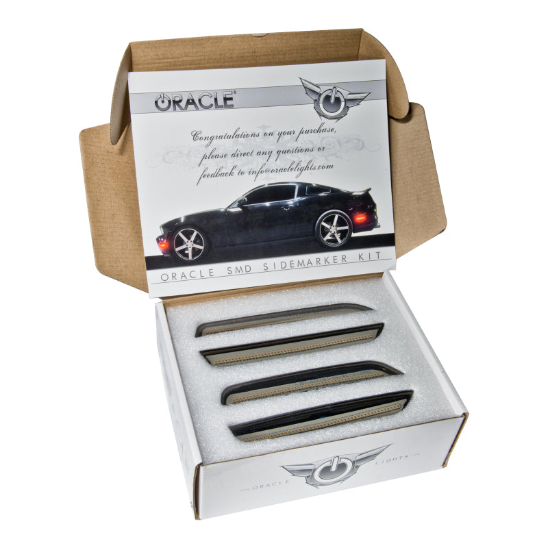 Oracle 10-14 Ford Mustang Concept Sidemarker Set - Clear - No Paint SEE WARRANTY