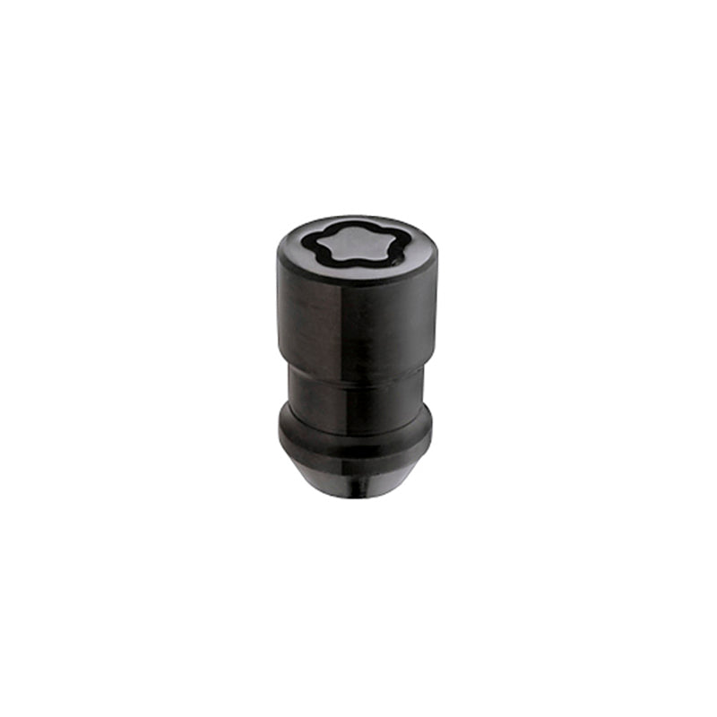 McGard Wheel Lock Nut Set - 4pk. (Cone Seat) M12X1.5 / 19mm & 21mm Dual Hex / 1.46in. Length - Black