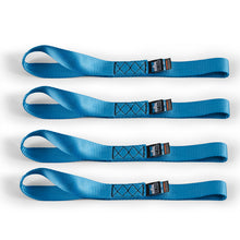 Load image into Gallery viewer, Mishimoto Soft Loop Tie-Down Straps (4-Pack) Blue