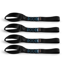 Load image into Gallery viewer, Mishimoto Soft Loop Tie-Down Straps (4-Pack) Black