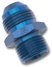 Load image into Gallery viewer, Russell Performance -12 AN Flare to 30mm x 1.5 Metric Thread Adapter (Blue)