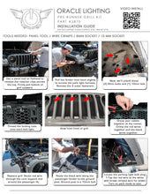 Load image into Gallery viewer, Oracle Pre-Runner Style LED Grille Kit for Jeep Gladiator JT - Red SEE WARRANTY