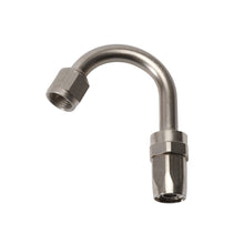 Load image into Gallery viewer, Russell Performance -8 AN Endura 150 Degree Full Flow Swivel Hose End (With 1-1/4in Radius)