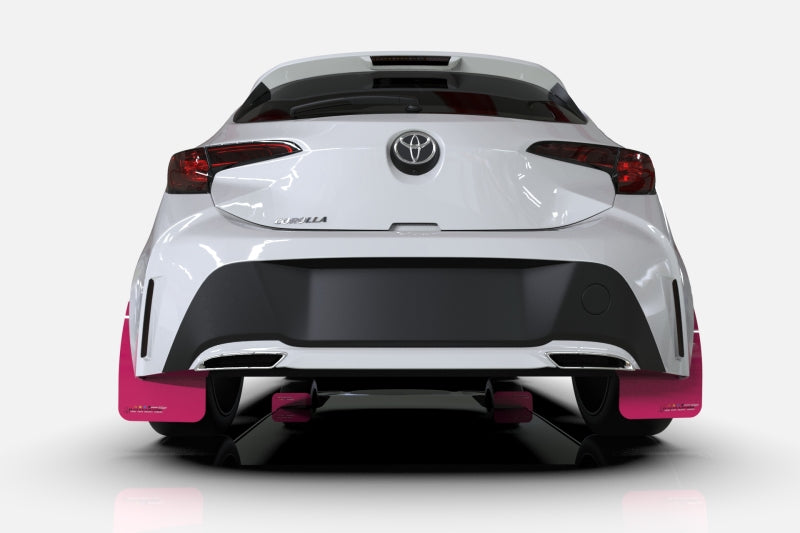 Rally Armor 14-18 Mazda3 Pink Mud Flap BCE Logo