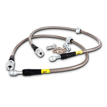 Load image into Gallery viewer, StopTech 06-08 Lexus IS350 / 06 GS300/GS430 Stainless Steel Front Brake Lines