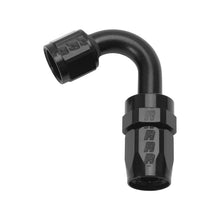 Load image into Gallery viewer, Russell Performance -12 AN Black 120 Degree Full Flow Swivel Hose End