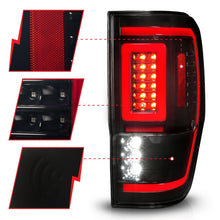 Load image into Gallery viewer, ANZO 19-22 Ford Ranger Full LED Taillights w/ Lightbar Sequential Signal Black Housing/Smoke Lens