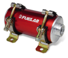 Load image into Gallery viewer, Fuelab Prodigy Reduced Size Carb In-Line Fuel Pump w/Internal Bypass - 800 HP - Red