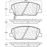 StopTech 11-15 Kia Optima Street Street Touring Front Brake Pads