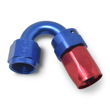 Load image into Gallery viewer, Russell Performance -10 AN Red/Blue 150 Degree Full Flow Swivel Hose End (With 15/16in Radius)