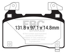 Load image into Gallery viewer, EBC 13+ Chevrolet SS 6.2 Ultimax2 Front Brake Pads