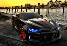 Load image into Gallery viewer, Oracle 16-18 Chevrolet Camaro Backlit Fog Light DRL Upgrade Kit - ColorSHIFT SEE WARRANTY