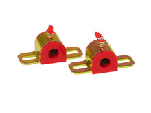 Load image into Gallery viewer, Prothane Universal Greasable Sway Bar Bushings - 16MM - Type A Bracket - Red